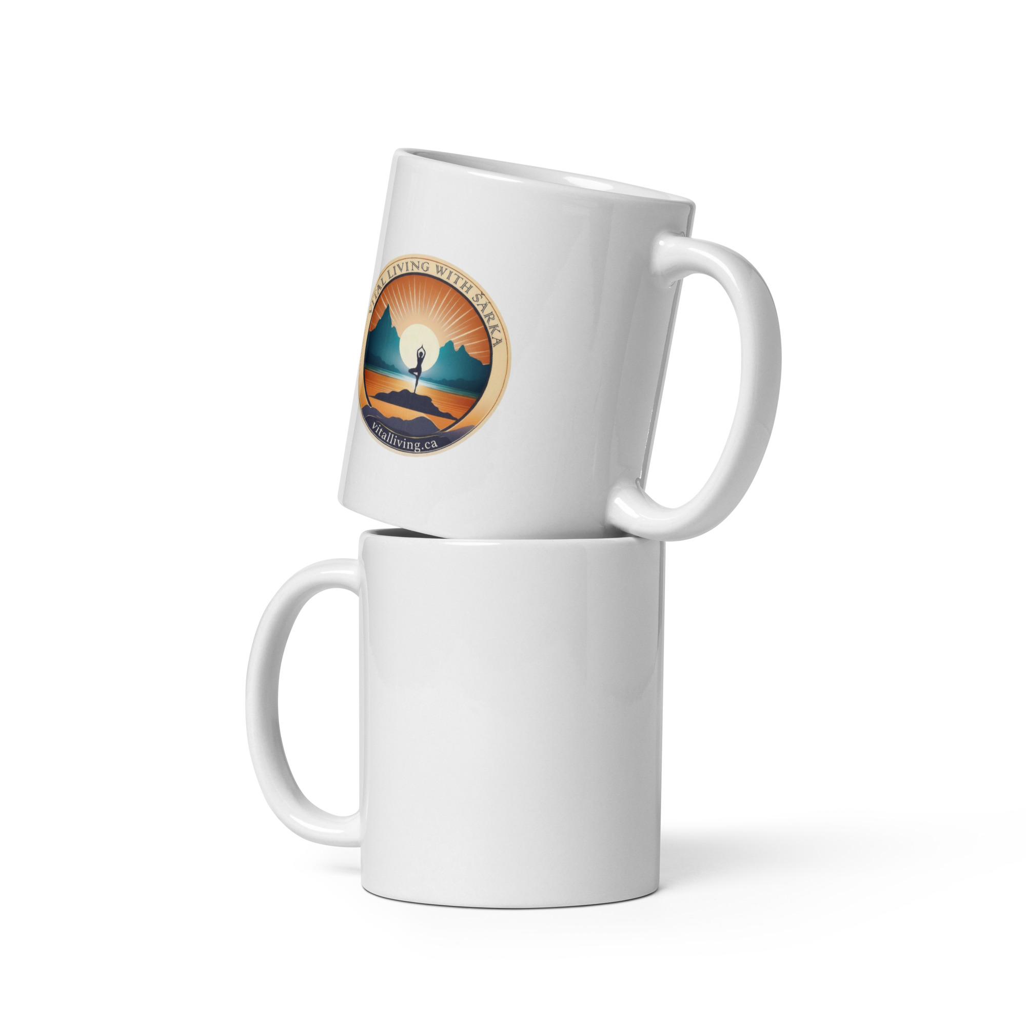 White glossy mug - Image 2